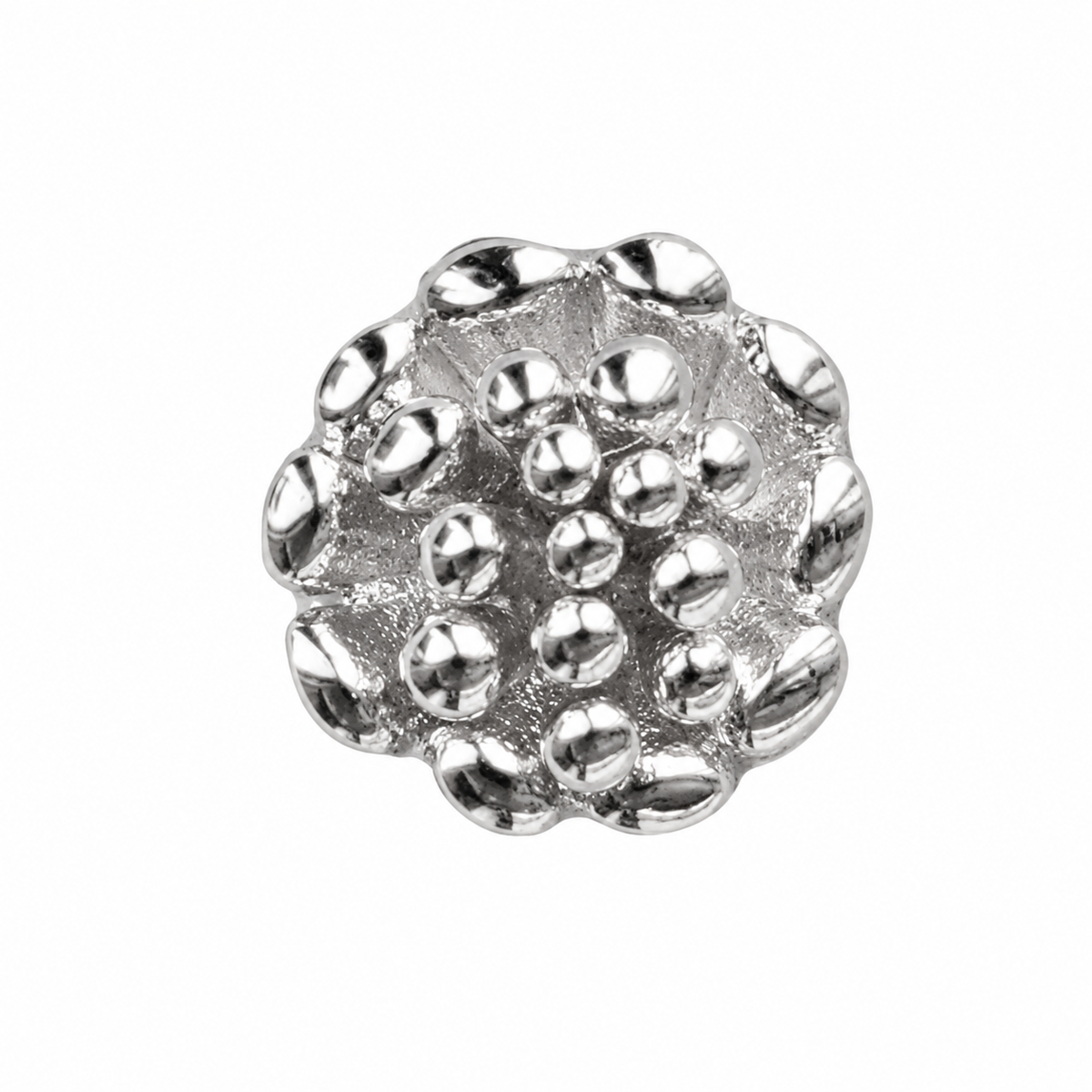 Breloque individuelle coulissante fleur de naissance – Argent sterling 925