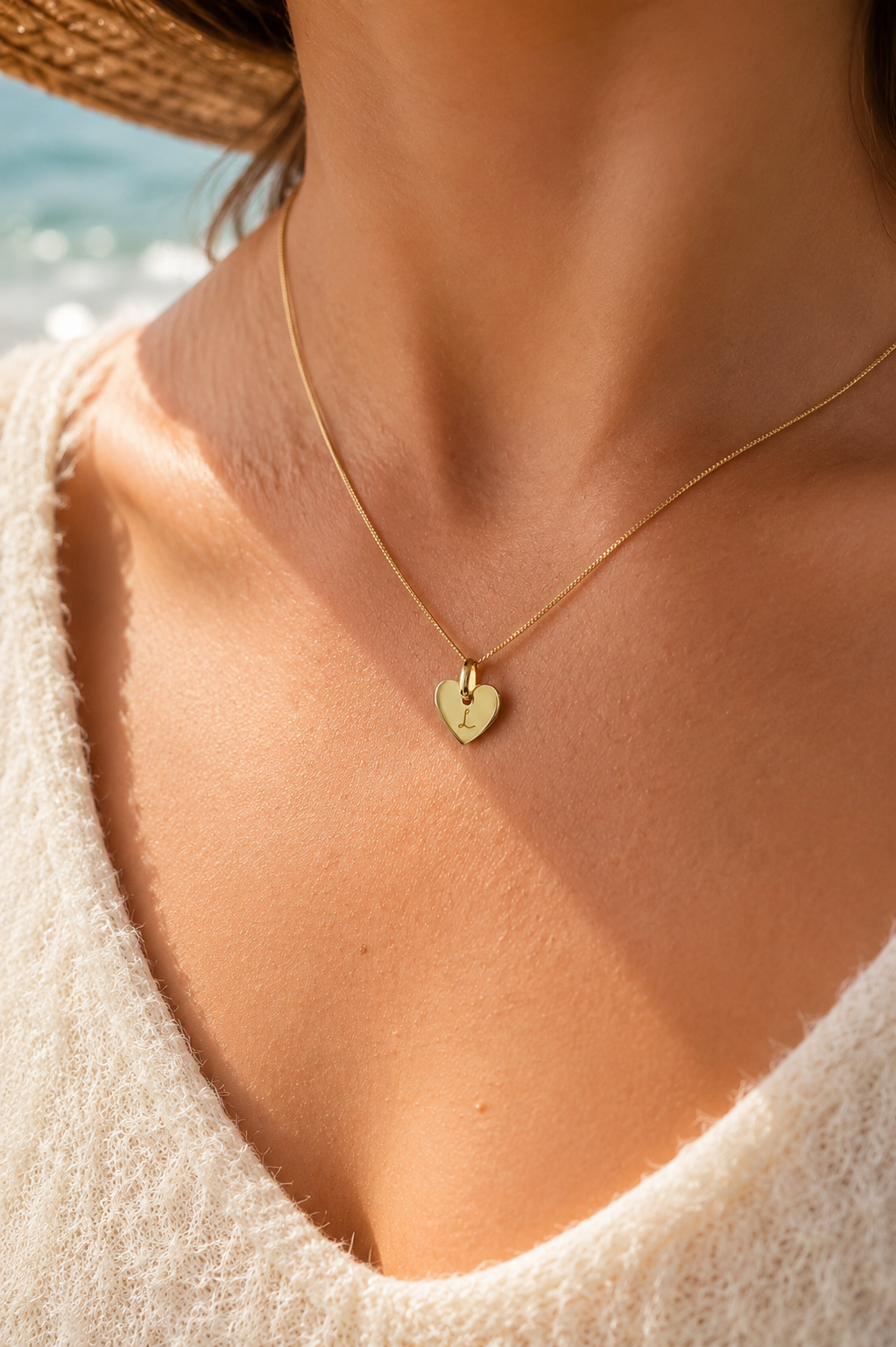 14k Mini Heart Ketting - Gepersonaliseerde Ketting