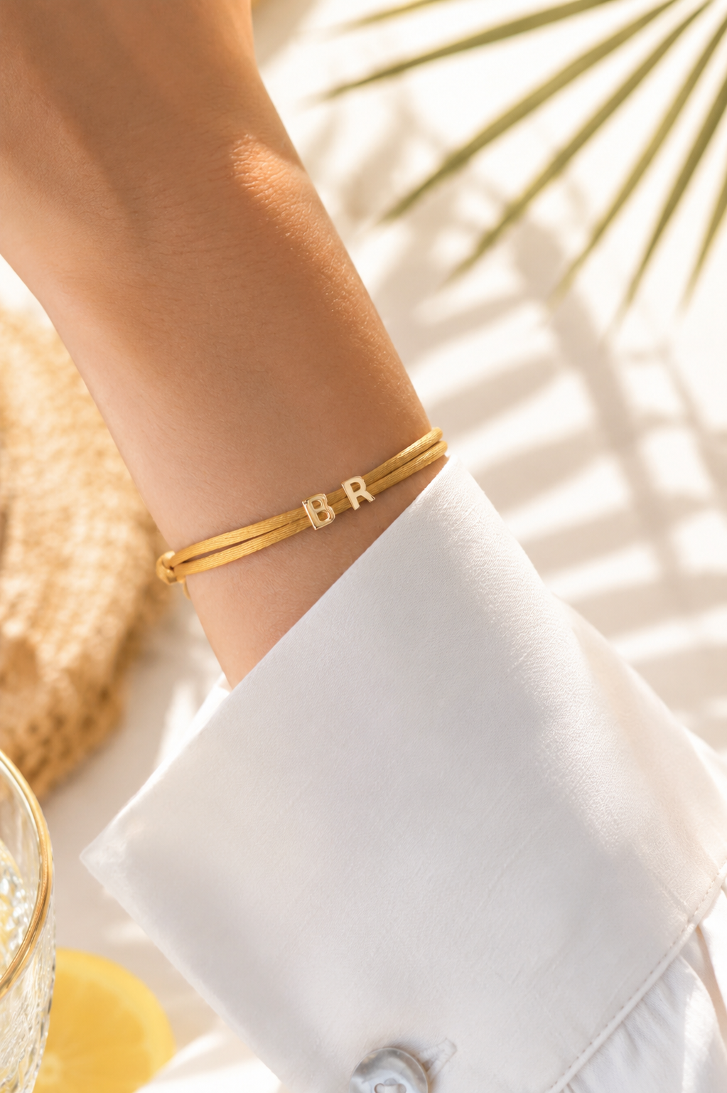 Initial Armband - Vergoldet