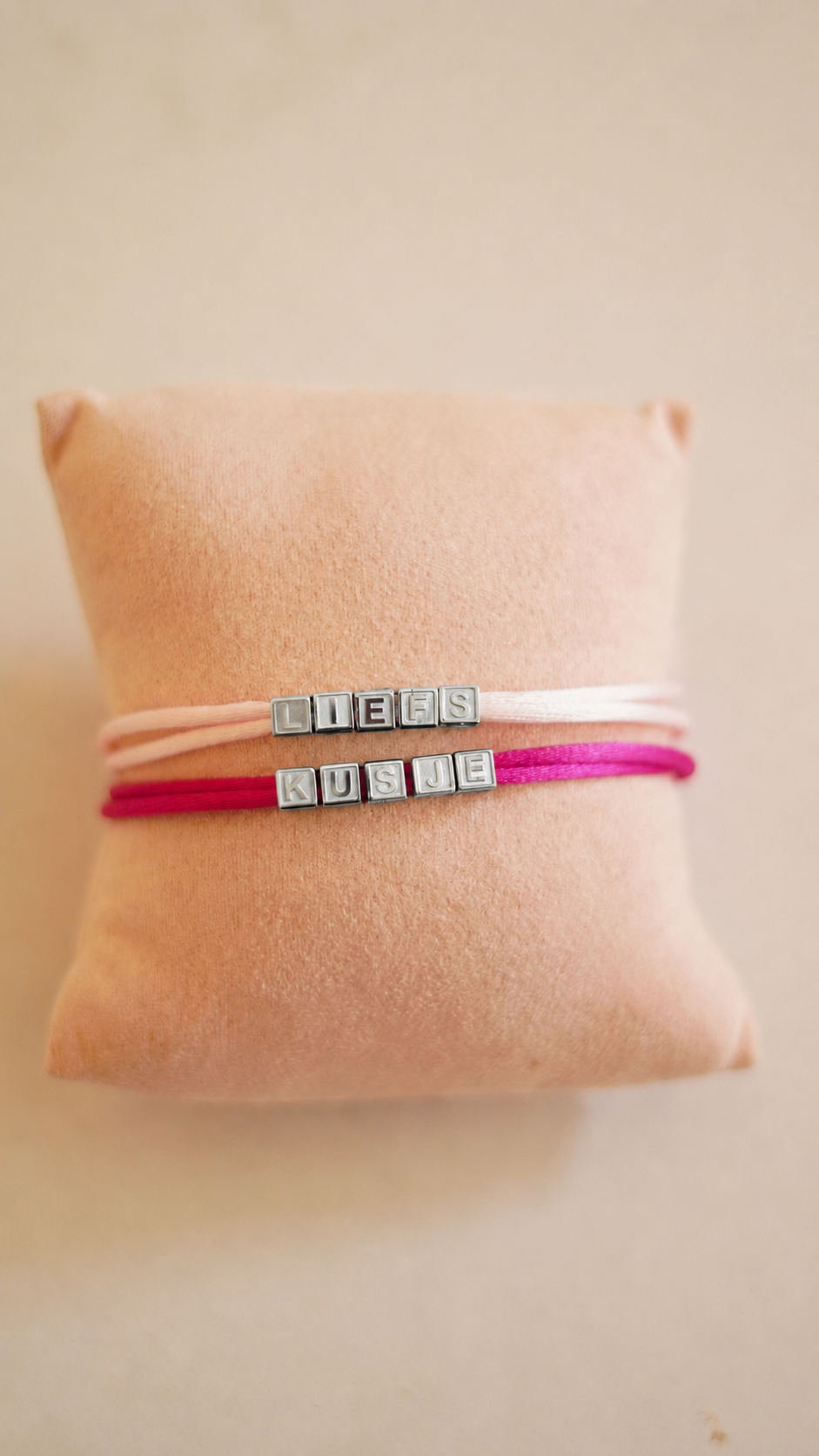 Bracelet Cube Initiales - Acier inoxydable or