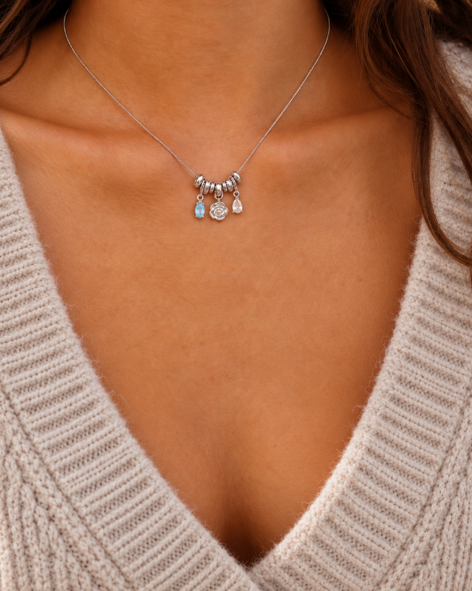 Create Your Own Bedelketting - Zilver - Gepersonaliseerde Ketting