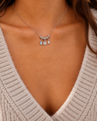 Create Your Own Bedelketting - Zilver - Gepersonaliseerde Ketting