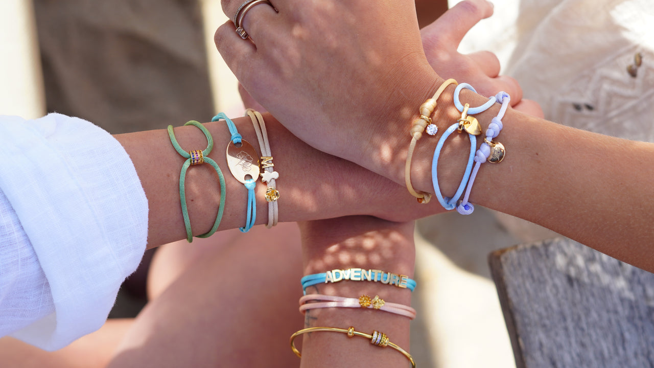 Create Your Own Armband - Verguld - Gepersonaliseerde Armband