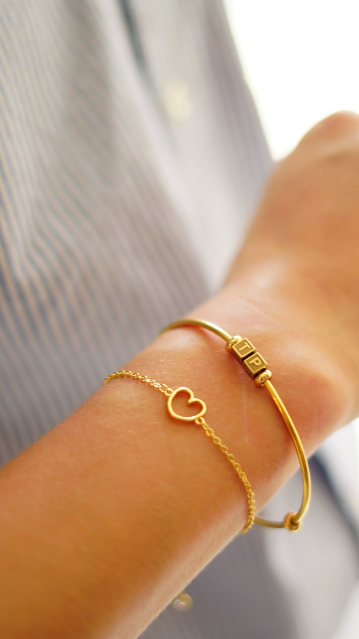 MAMALOVES Heart Armband - Verguld