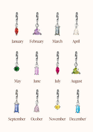 Pendentif Suel Pierre de Naissance - Plaque or 18 carats