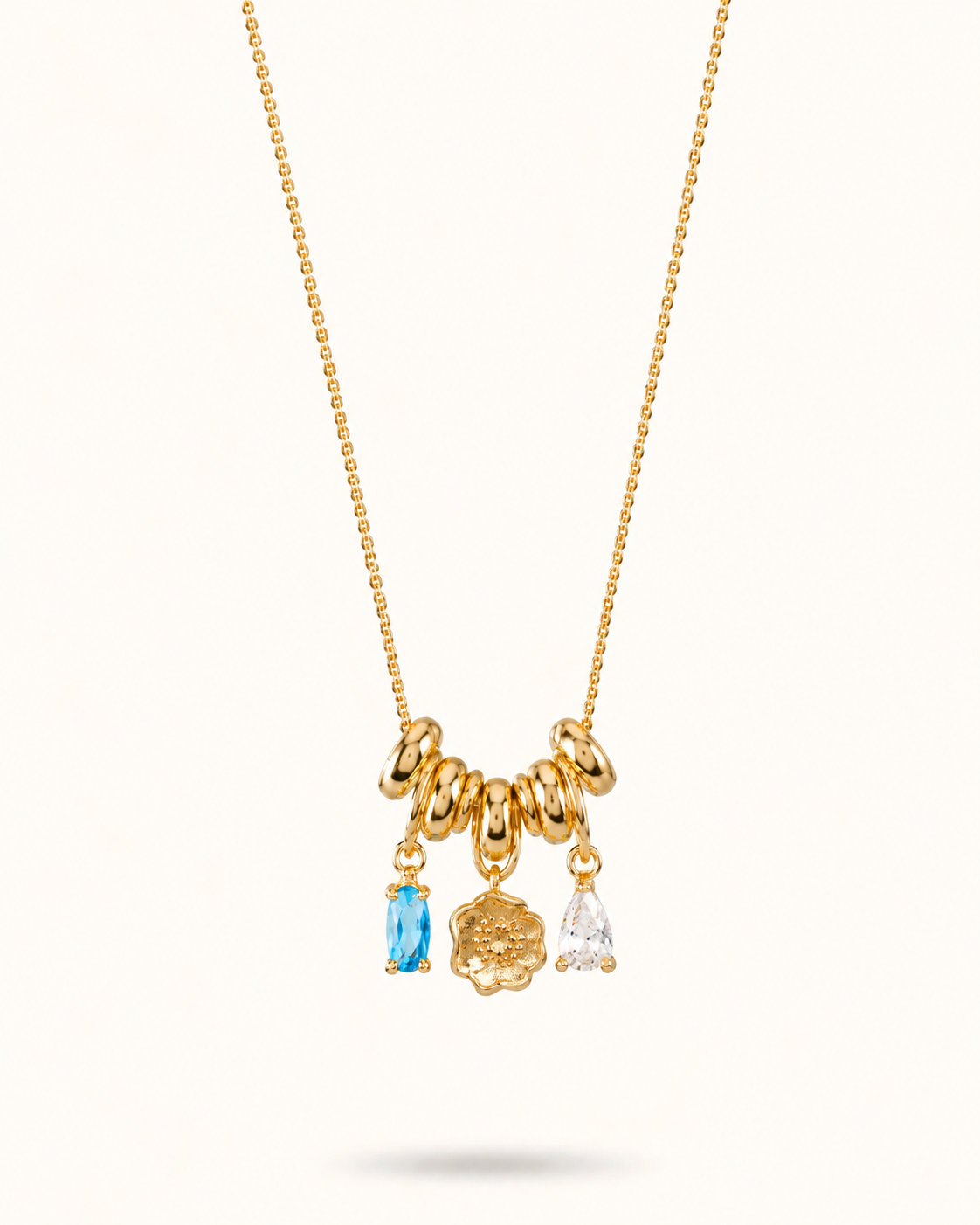Create Your Own Charm Necklace – Gold Plated – Personalized Necklace