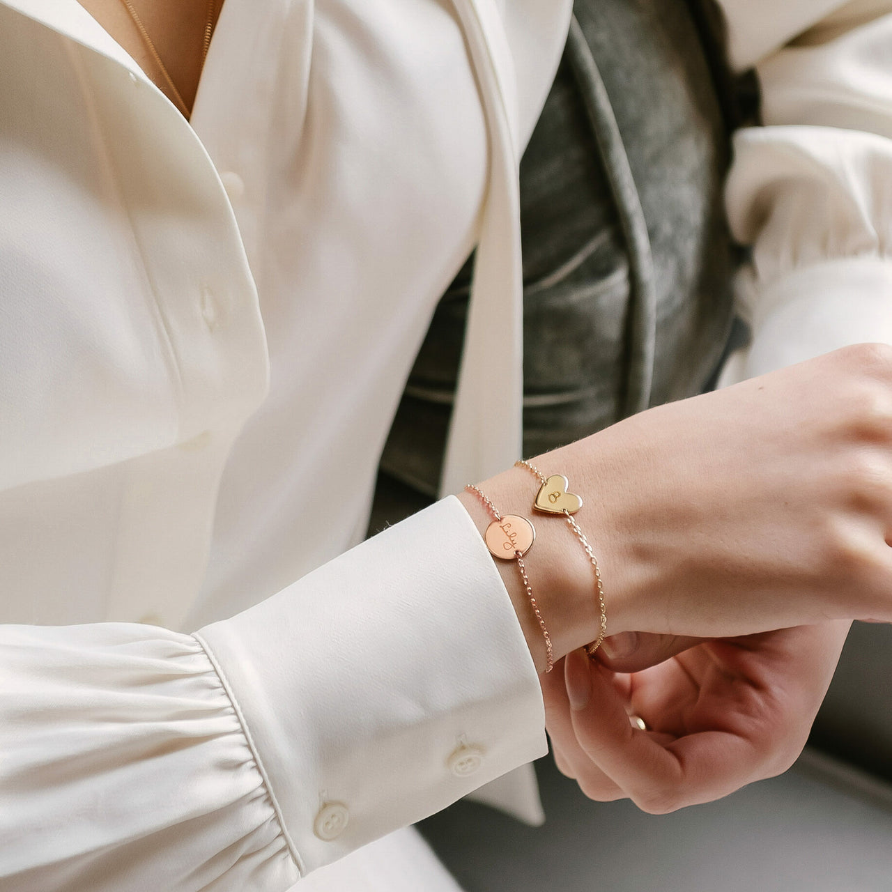 Coin Bracelet - Rose Plated