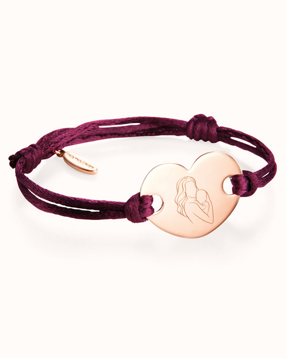 Bracelet Illustration Cœur - Or rose