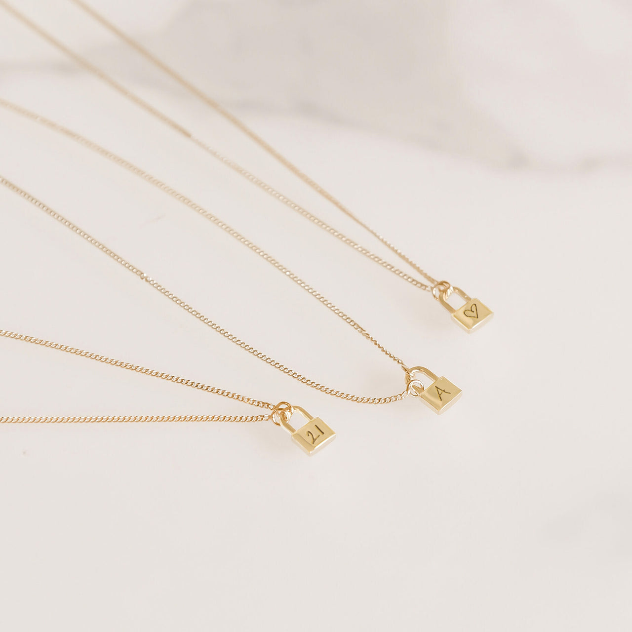 Lock Your Love Ketting - 18k Verguld