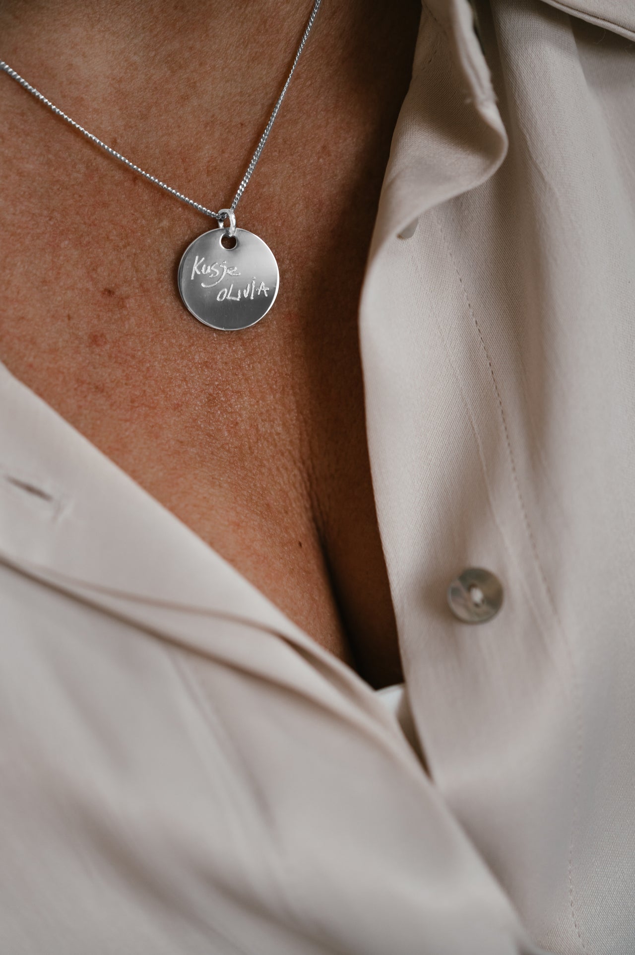 Collier Note d'Amour - Argent