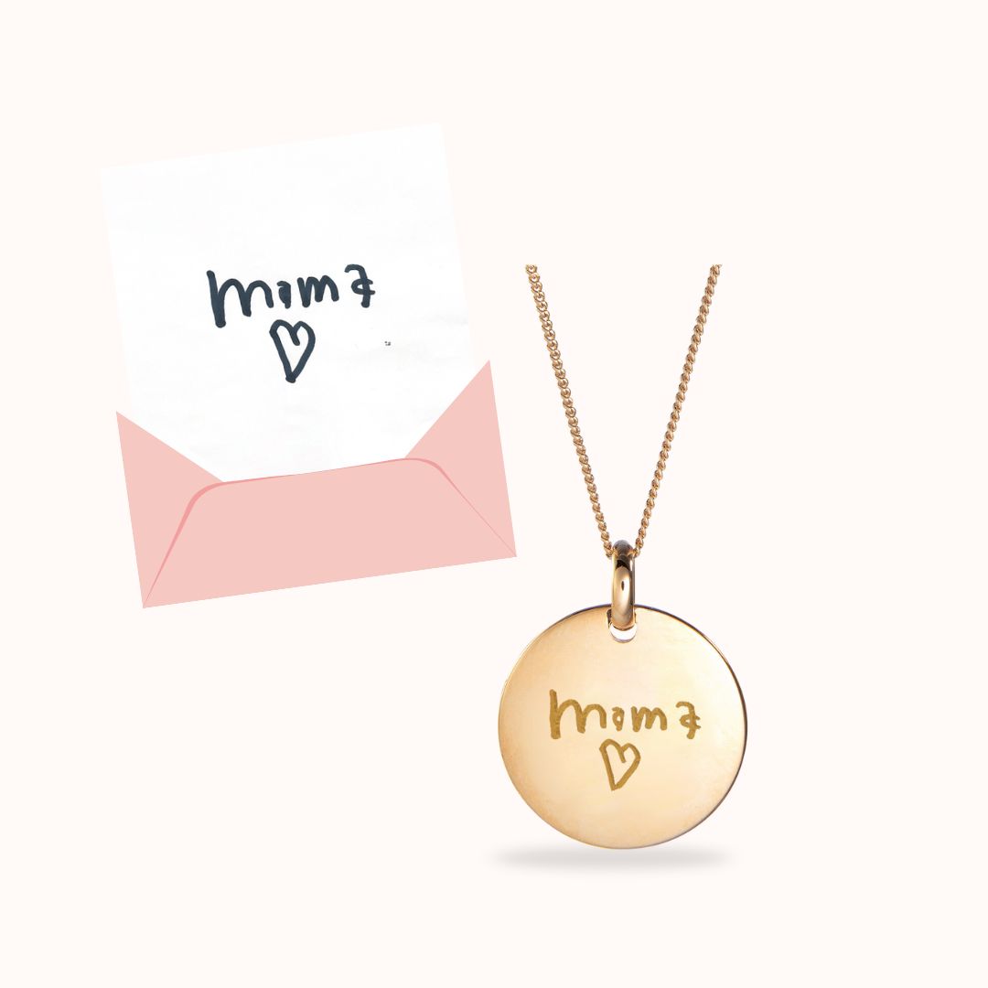 Love Note Necklace - Gold plated