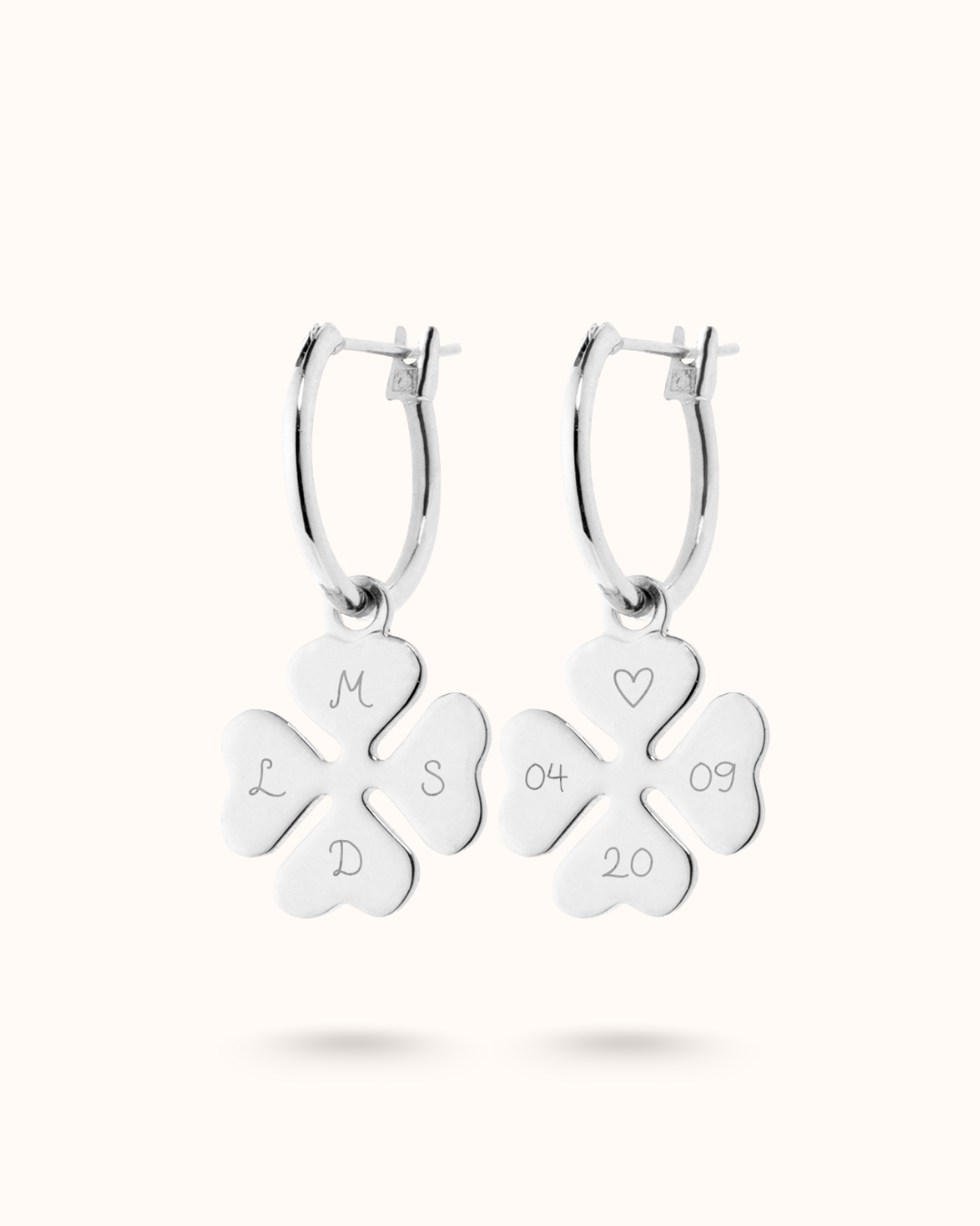 Boucles d'oreilles Charme Heureux - Argent
