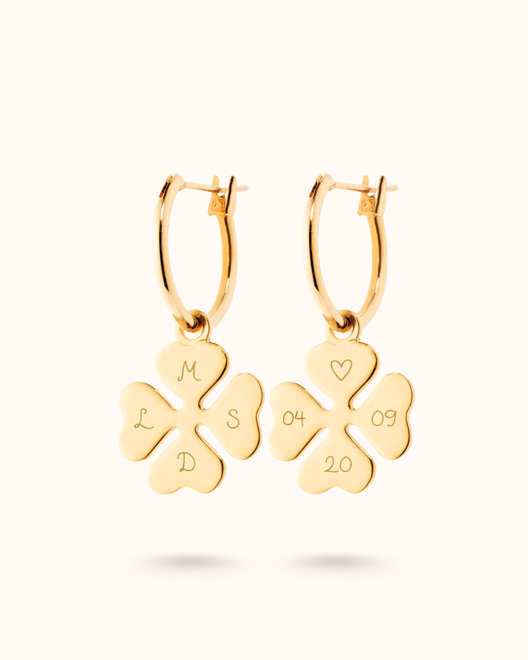 Lucky Charm Earrings - Gold plated