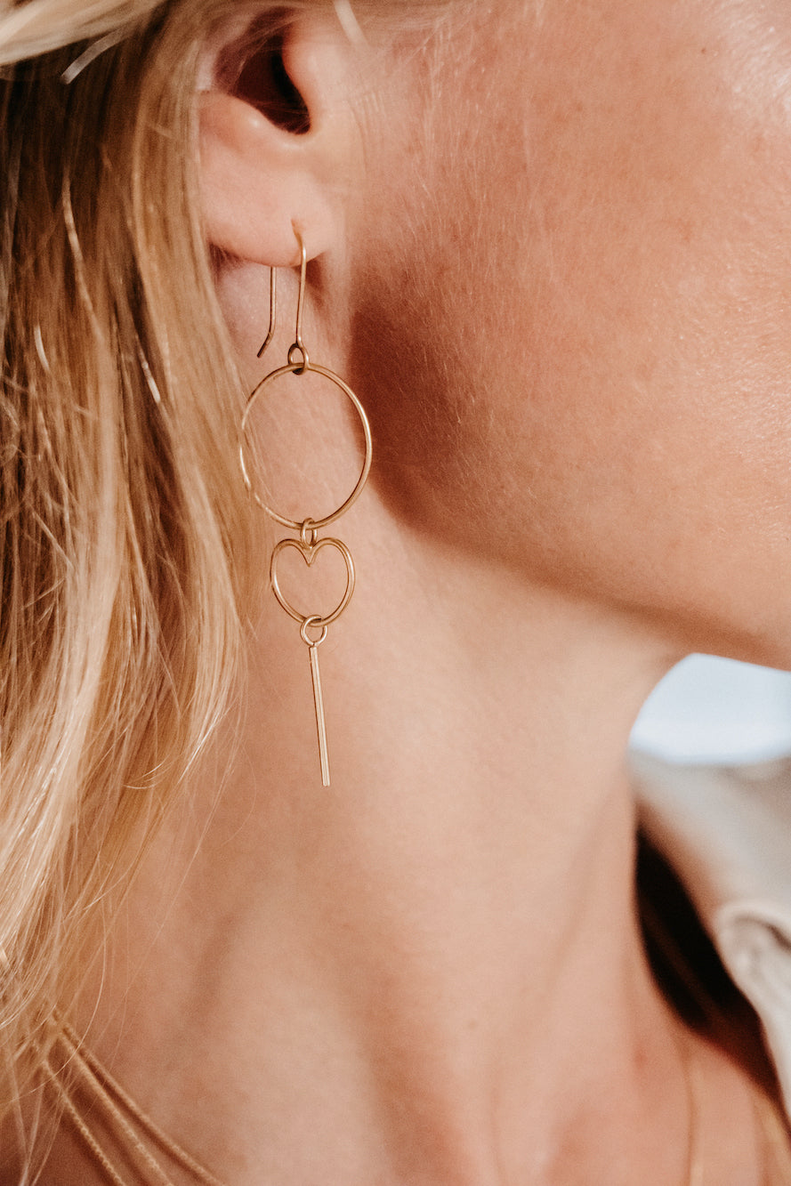 MAMALOVES Signature Earrings - Gold plated