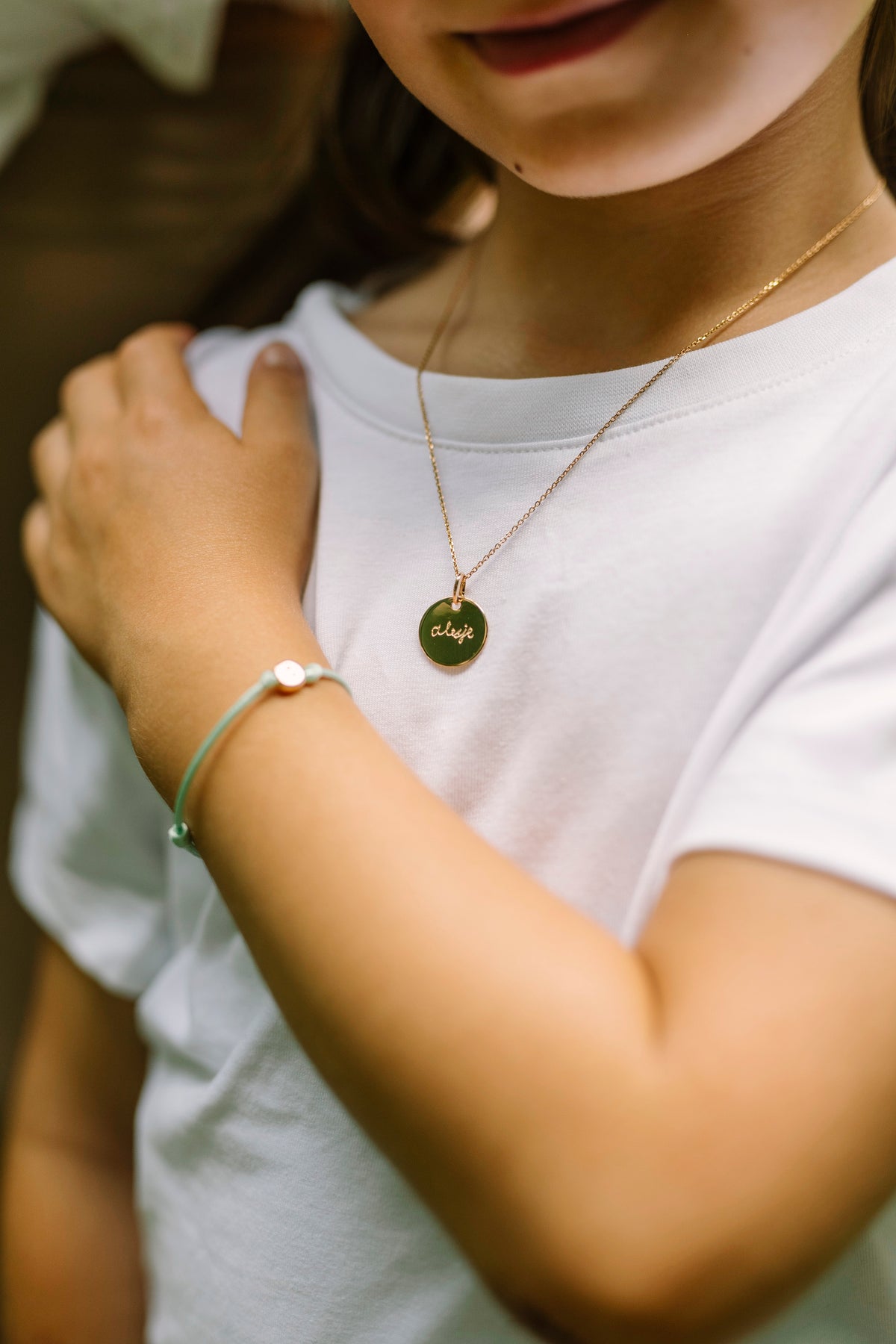 My Own Drawing Necklace - Gold plated