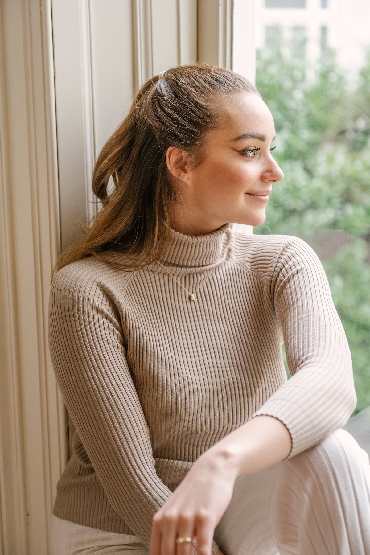 Losse PROUD MOM bedel voor ketting - Verguld - Bedel