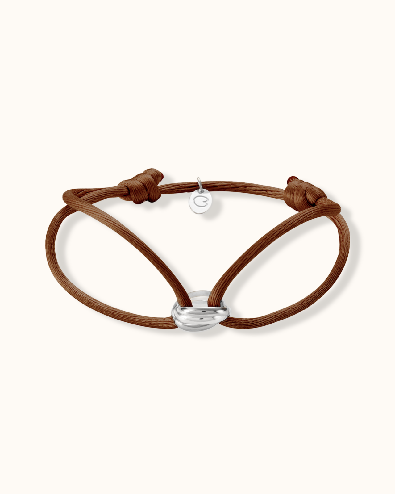 Herrenarmband mit 3 Ringen – Silber – Personalisierter Armband