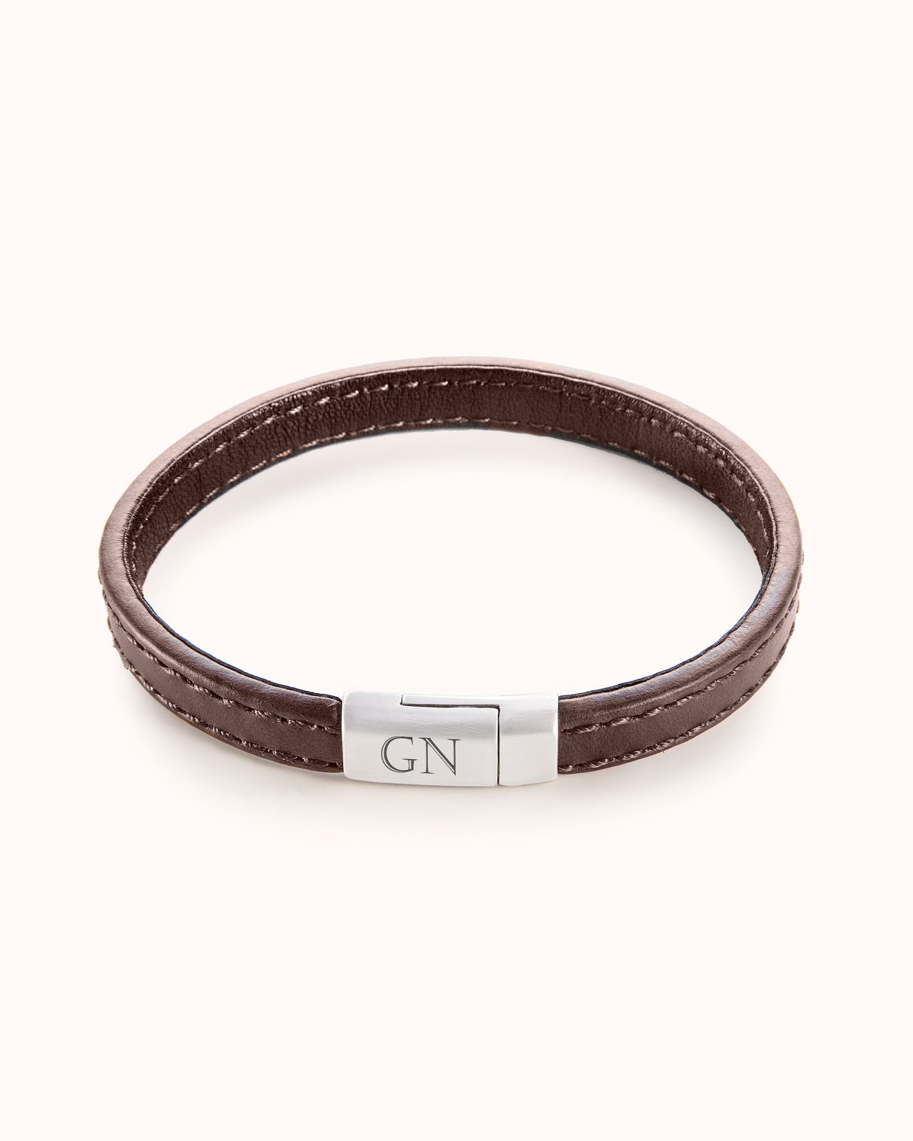 Coffret Fête des Pères Marron – Bracelets Homme Personnalisés