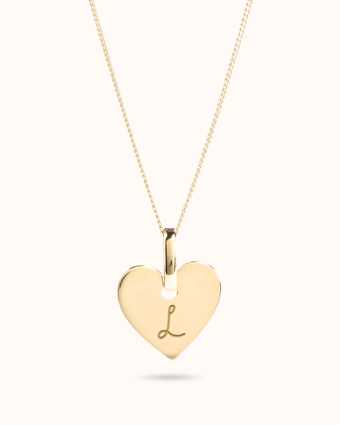14k Mini Heart Necklace - 14k gold