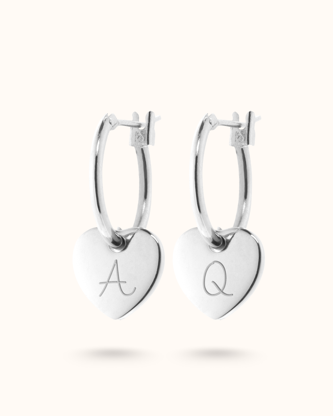 Boucles d'oreilles Mini Cœur - Argent