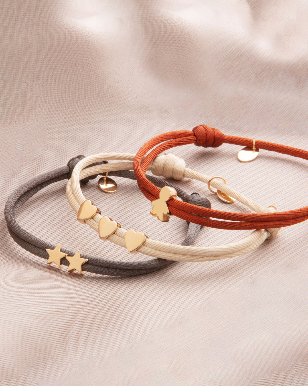 PROUD MOM Star Armband - 18k Rosé Verguld