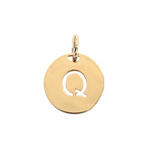 Ketting Open Initial - Verguld