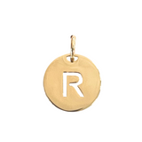 Ketting Open Initial - Verguld