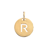 Ketting Open Initial - Verguld