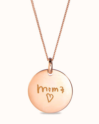 Love Note Ketting - 18k Rosé Verguld