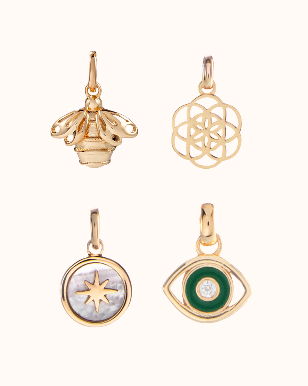 Charm Bracelet - Gold Plated - Personalized Jewelry