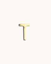 Bedel Gemstone initiaal - Verguld - free