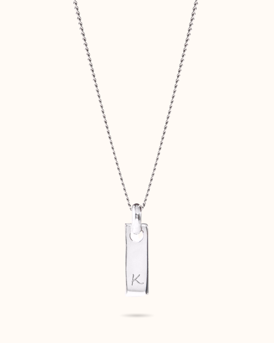 Tiny Tag Ketting - Sterling Zilver 925