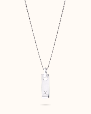 Tiny Tag Ketting - Sterling Zilver 925