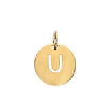 Ketting Open Initial - Verguld