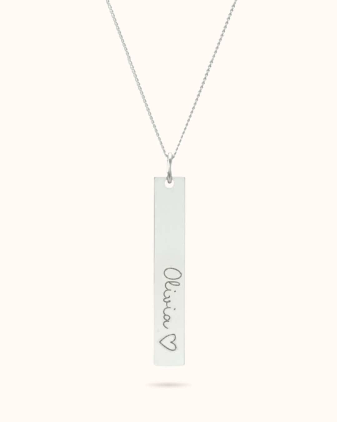 Vertical Bar Ketting - Sterling Zilver 925