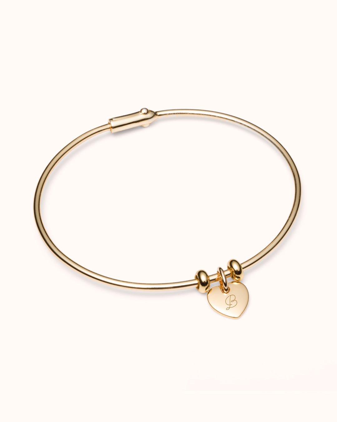 Charm Bangle Love - Gold plated