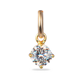 Birthstone Charm Bedel - 18k Verguld