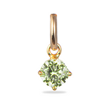 Birthstone Charm Ketting - 18k Verguld