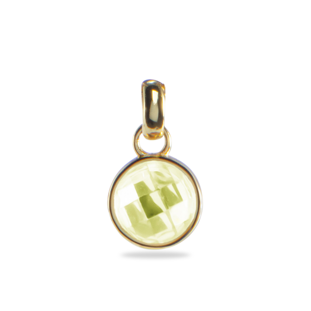 Charm Birthstone - 18k gilded