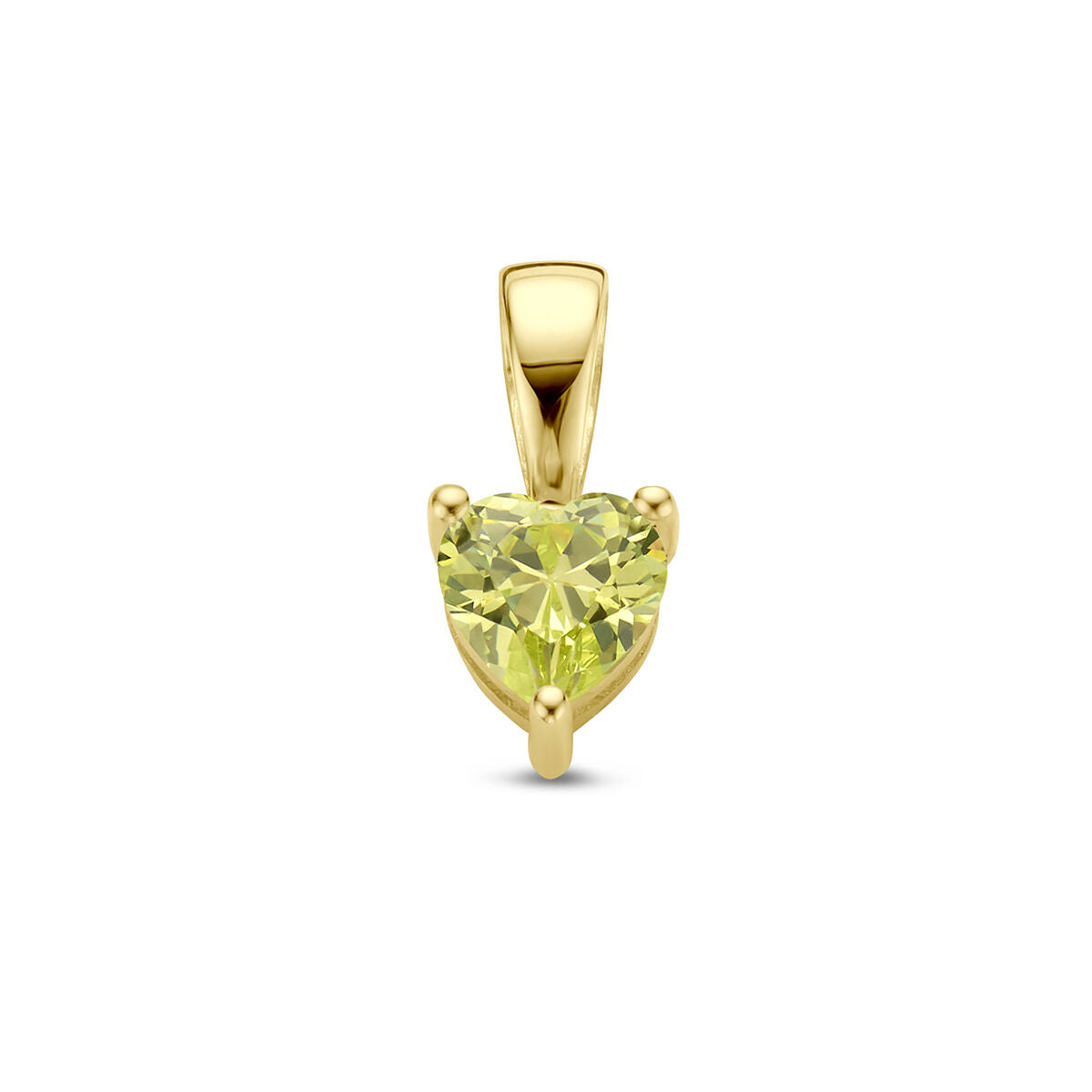 Charm Heart Birthstone - 14k Gold