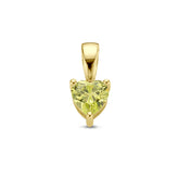 Bedel Heart Birthstone - 14k Solid Gold