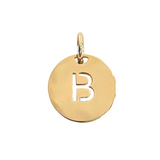 Ketting Open Initial - Verguld