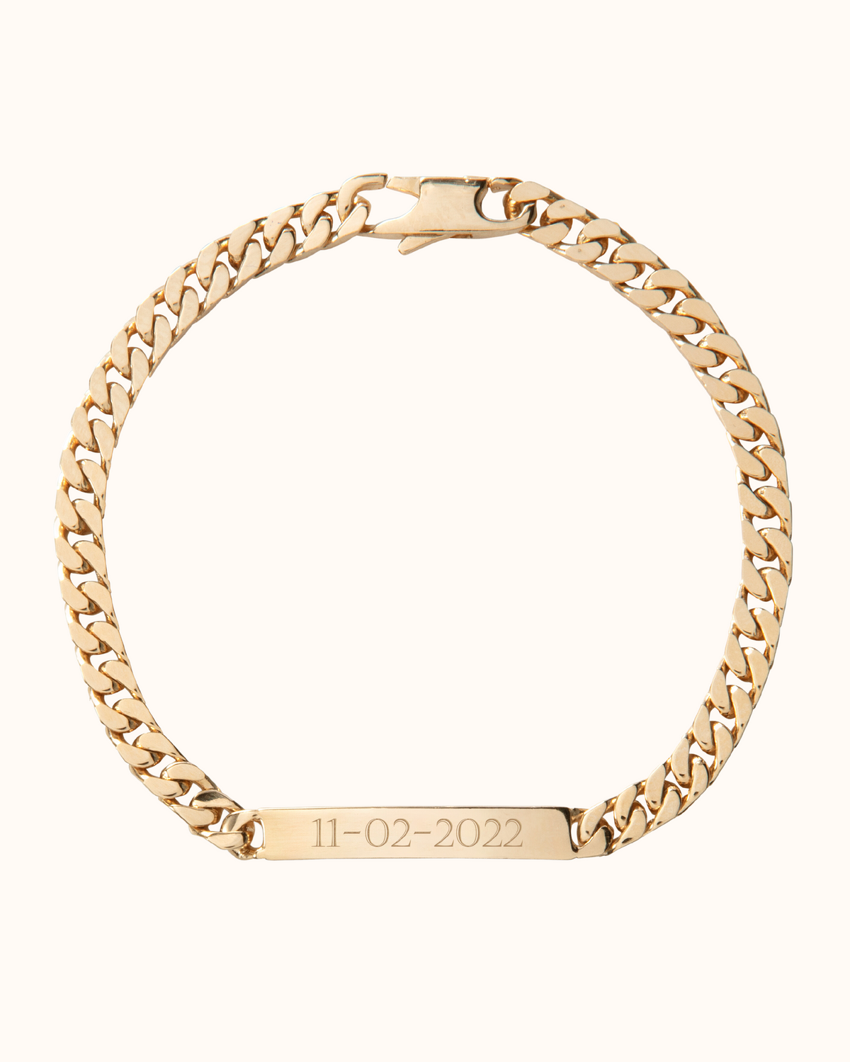 Bar Chain Armband - 18k Verguld