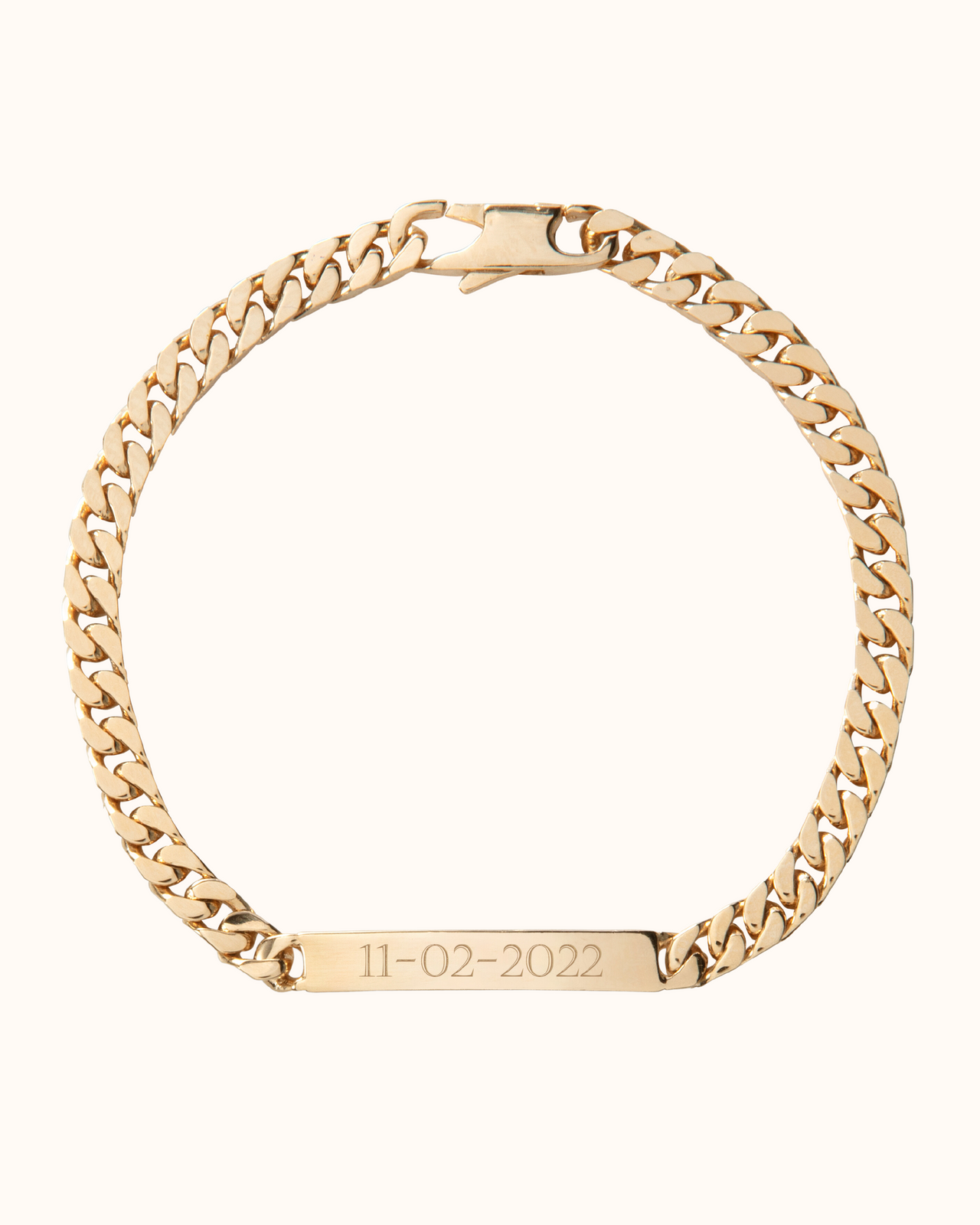 Bar Chain Bracelet - Gold plated