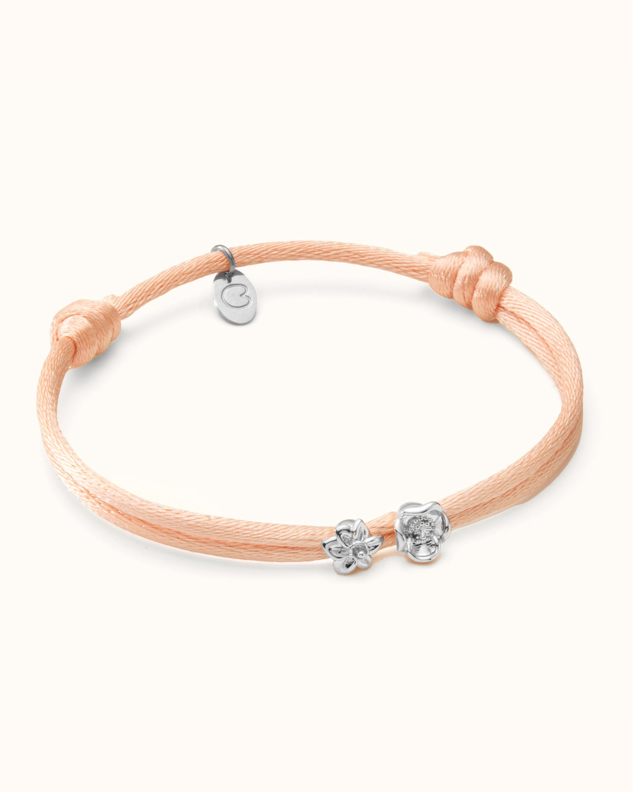 Bracelet Perles Fleur de Naissance - Argent