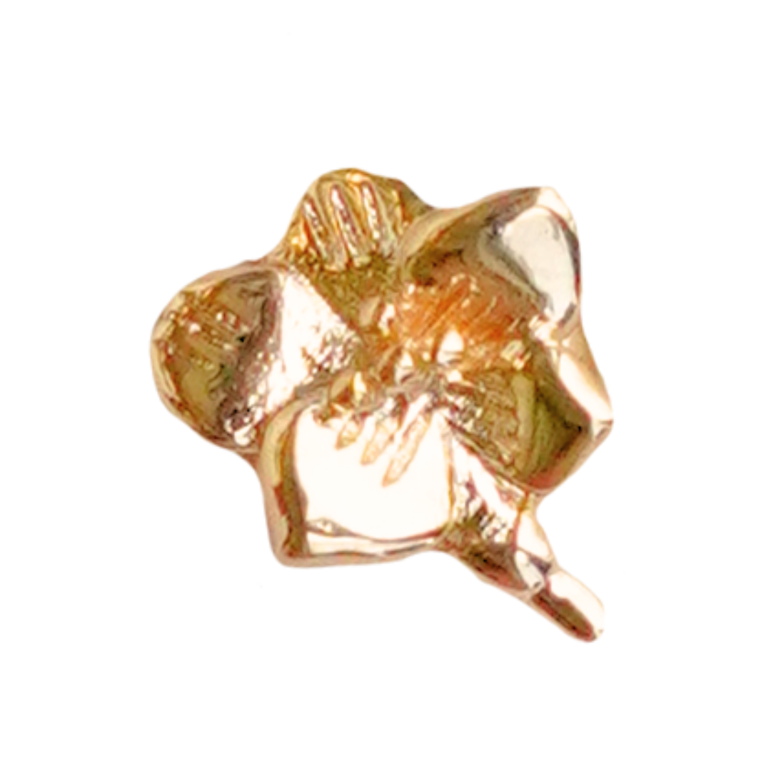 Charms en perles de fleurs de naissance - Plaqué or 18 carats