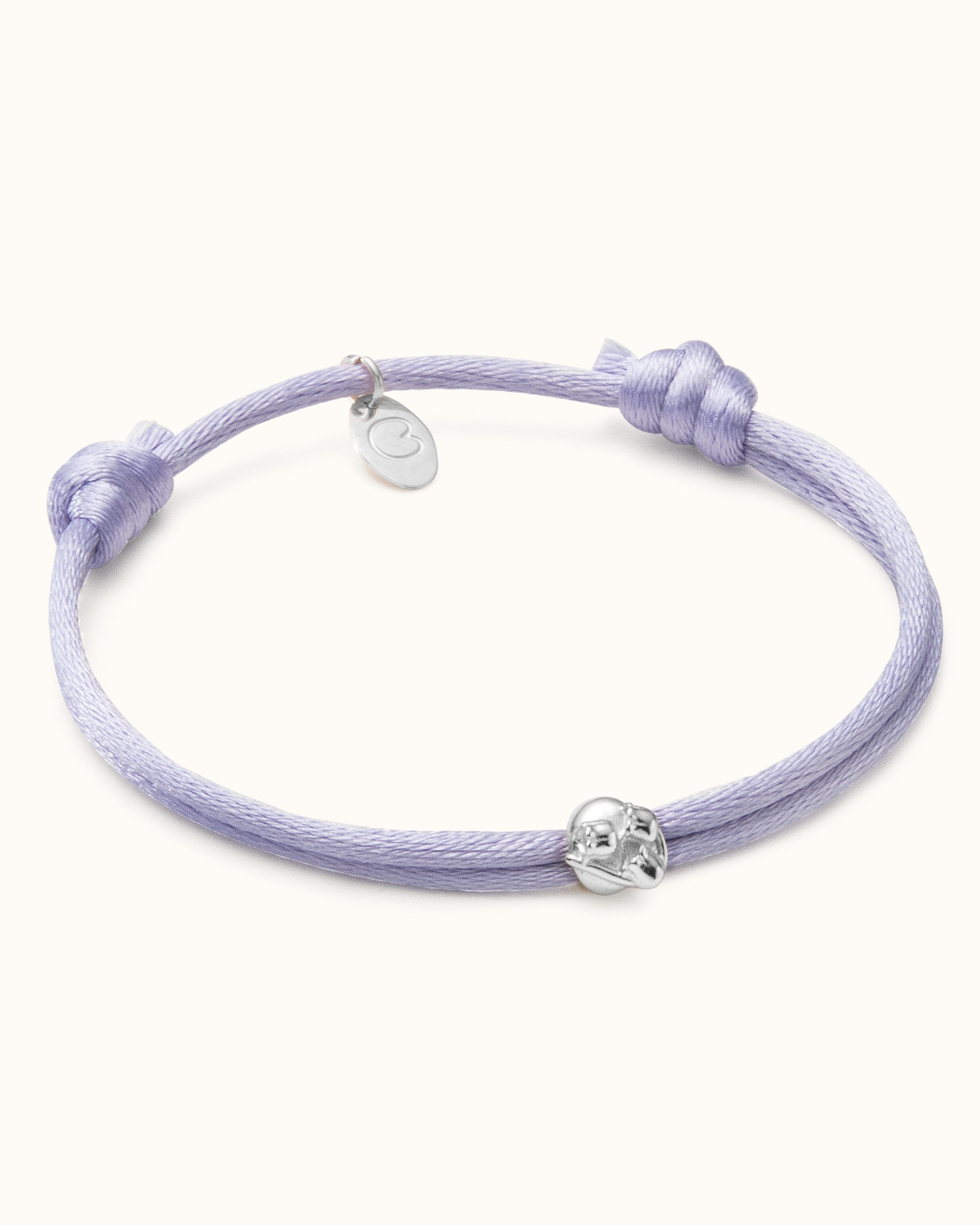 Geburtsblumenperlen Armband - Silber