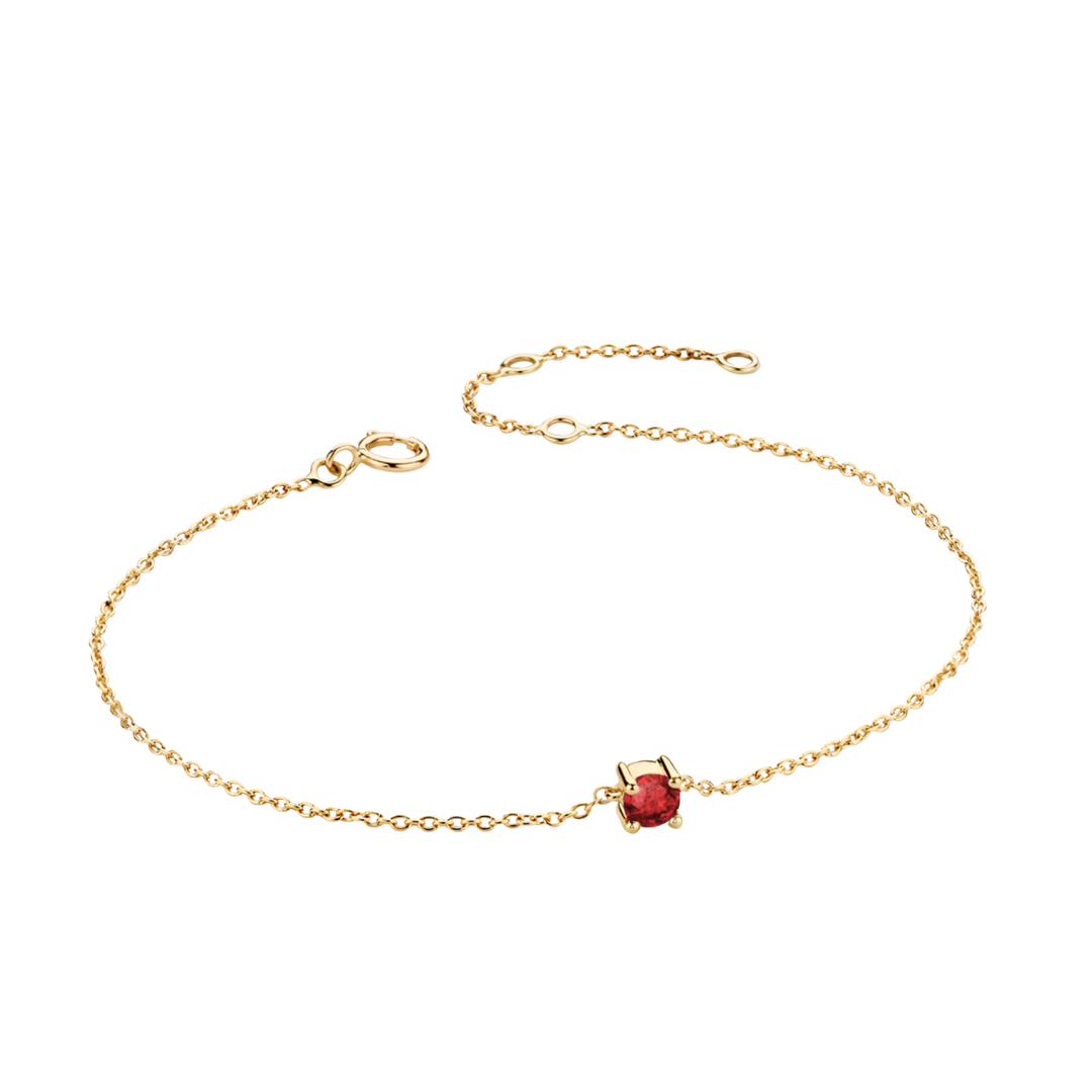 Armband Birthstone - 14k Solid Gold