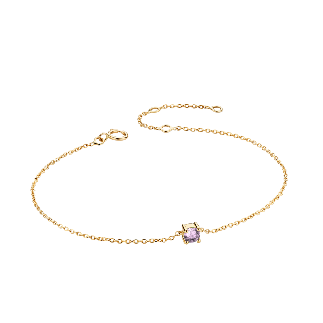 Armband Birthstone - 14k Solid Gold