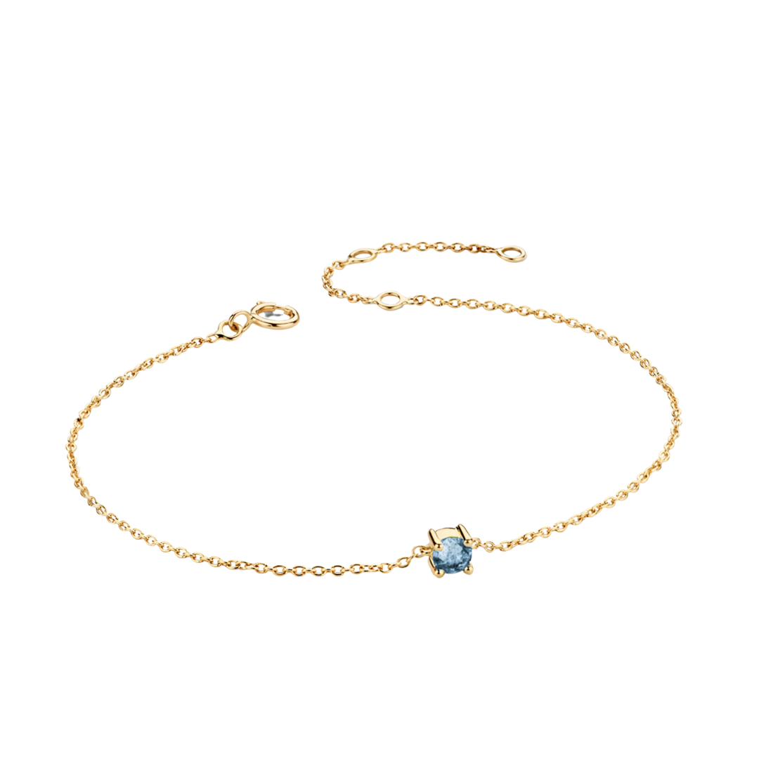 Armband Birthstone - 14k Solid Gold